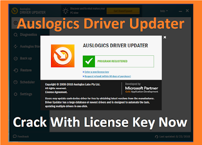 auslogics driver updater license key 2019